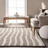 Arvin Olano Parker Check Textured Area Rug