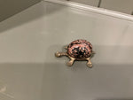 Brass turtle with egg