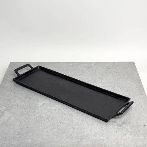 Black Rect Tray, Lg