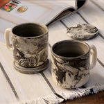 Ceramic Mug Set of Two - Carbon