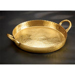 Gilded Hammered Handle Tray, 4