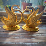 Golden Swan Napkin Holder, Mail Holder, Decor Figurine, Gift