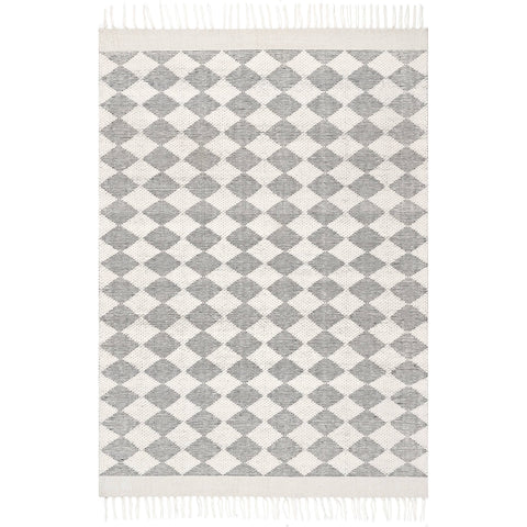 Arvin Olano Fractal Diamond Wool Area Rug