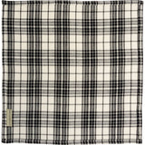 Black And White Plaid Napkin