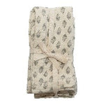 S/4 18" Sq Cotton Napkins,Natural & Grey