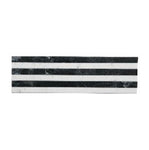 21"L x 6"W Marble Cheese/Serving Board w Stripes