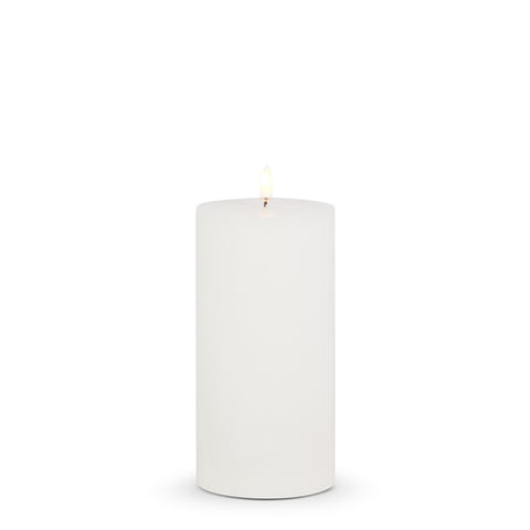 3.5x7 White Pillar Candle