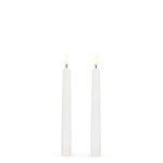 7" WHITE TAPER CANDLES