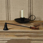 Iron and Wood Candle Snuffer - Black