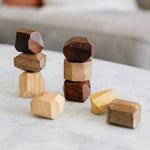 Upcycled Wood Stacking Stones - Set of 9 *