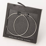 Secret Box Secret Box Skinny 60Mm Hoop Earrings