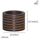 STRIPED WOOD NAPKIN RING