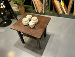 Wood side table