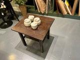 Wood side table