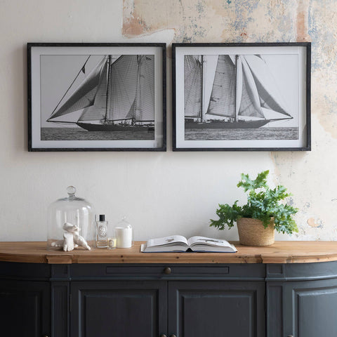 Brookby Set of 2 Schooner Wall Art