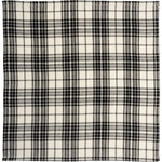 Black And White Plaid Napkin