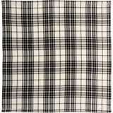 Black And White Plaid Napkin