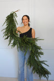 Real-Touch Faux Norfolk Mixed Garland - 8ft - PRE-ORDER