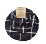 SALE Classic Check Bowl Cover Set of 4 - Black