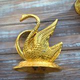 Golden Swan Napkin Holder, Mail Holder, Decor Figurine, Gift