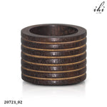 STRIPED WOOD NAPKIN RING