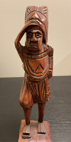 Wood carved man