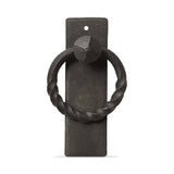 Twisted Forged Door Knocker - Black