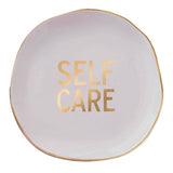 Ceramic Tray with Makeup Sponge - Self Care