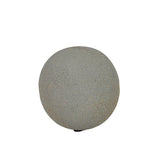 Trace Coastal Gray Textured Terracotta Deco Ball