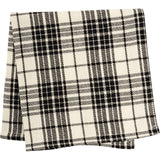 Black And White Plaid Napkin