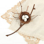 Natural Grapevine Bird's Nest Branch