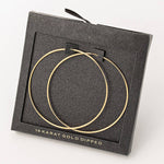 Secret Box Secret Box Skinny 60Mm Hoop Earrings