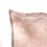 Cotton Velvet Solid Cushion with Flanges (Lavender)