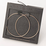 Secret Box Secret Box Skinny 60Mm Hoop Earrings