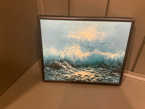 Ocean oil painting