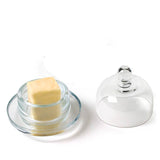 2Pc Sm Butterdish W/Dome-3"H-402