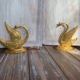 Golden Swan Napkin Holder, Mail Holder, Decor Figurine, Gift