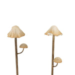 Abeline Mushroom Stem Garden Plant Stakes Metal