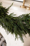 Real-Touch Faux Norfolk Mixed Garland - 8ft - PRE-ORDER