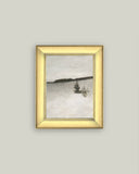 Winter Pine Framed Antique Art