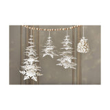 SALE Paper Snowflake Christmas Tree Decor Tall - White Multi