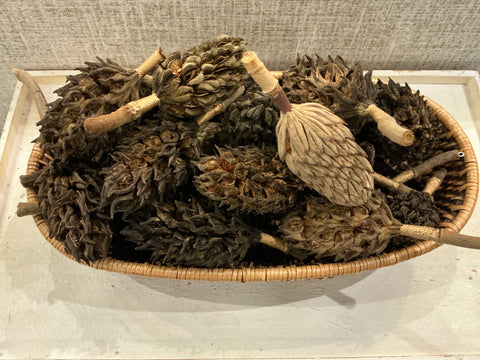 Assorted Dried Basket Decor