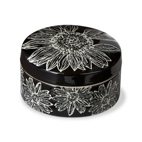 Let It Bee Trinket Dish Dark - Black