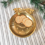 Gold Christmas Bulb Bowl