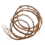 15' Thin Dried Natural Grapevine Twig Garland