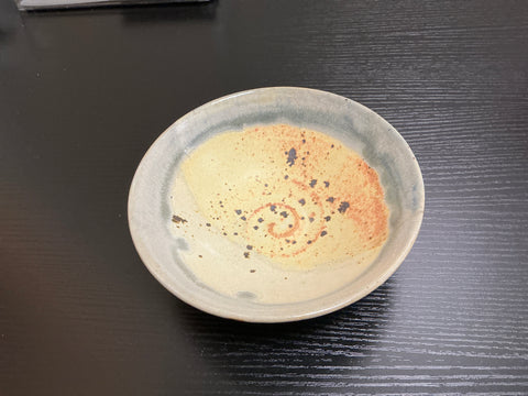 Speckle pottery bowl