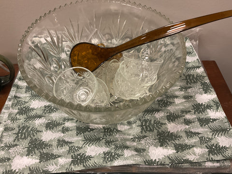 Punch bowl set