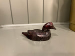 Carved duck