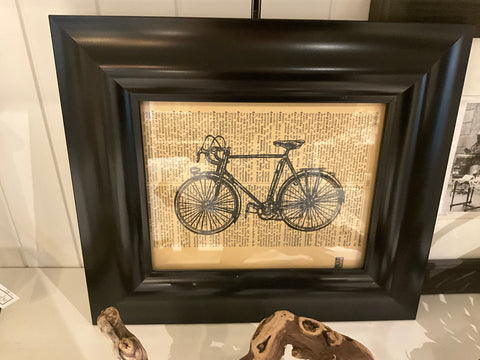 Bicycle framed print