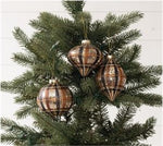 Ornaments - Neutral Plaid